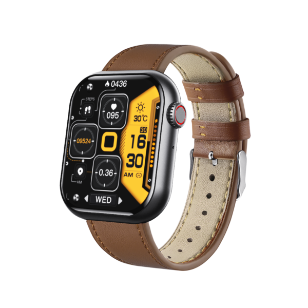 F57 Smartwatch with Health Monitoring, Voice Assistant, Customizable Dials, and Multi-Function Alerts