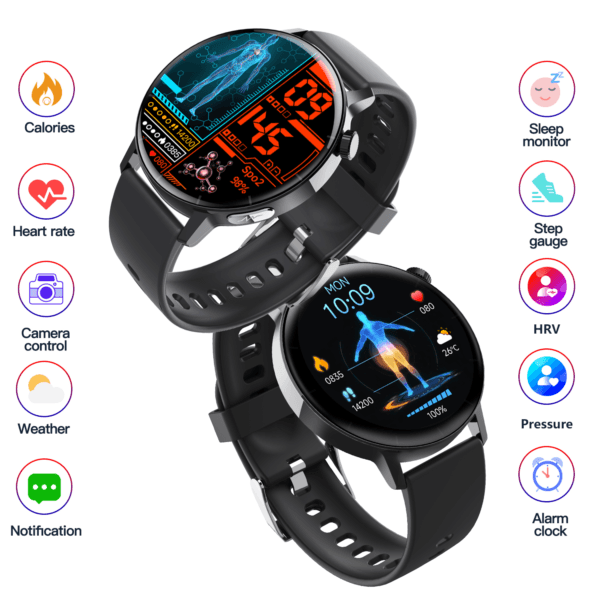 F67Pro Smartwatch with ECG, Body Composition, 24/7 Health Monitoring - Image 3