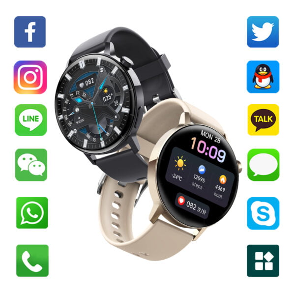 F22R Smartwatch with Voice Calls, 24-Hour Health Monitoring, Customizable Dials, and Fitness Tracking - Image 5