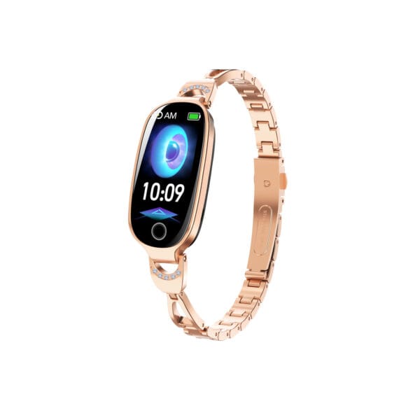 F81 Women's Smartwatch with Health Monitoring, Fitness Tracking, and Custom Watch Faces