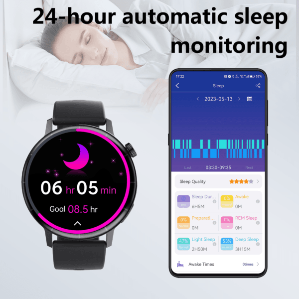 F67S Advanced Health & Fitness Smartwatch with Real Blood Oxygen - Image 5