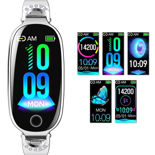 F81 Women's Smartwatch with Health Monitoring, Fitness Tracking, and Custom Watch Faces - Image 5