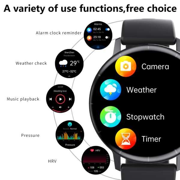 F67S Advanced Health & Fitness Smartwatch with Real Blood Oxygen - Image 4